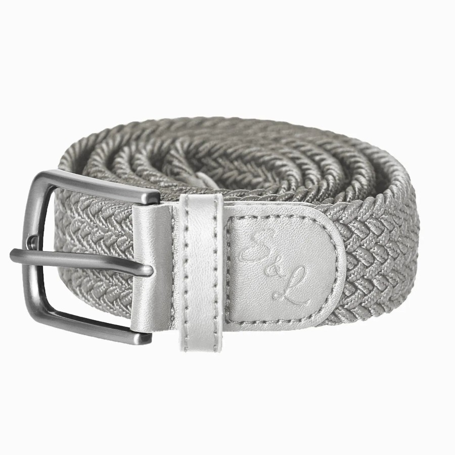 Accessories State and Liberty Clothing Company | Casual Stretch Belt - Light Grey