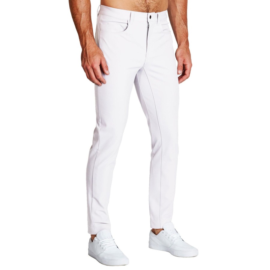 Bottoms State and Liberty Clothing Company | Athletic Fit Stretch Tech Chino - White