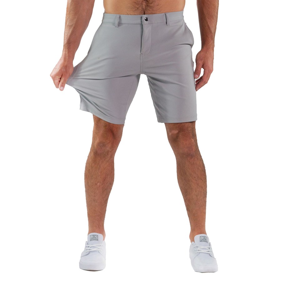 Bottoms State and Liberty Clothing Company | Athletic Fit Shorts - Light Grey