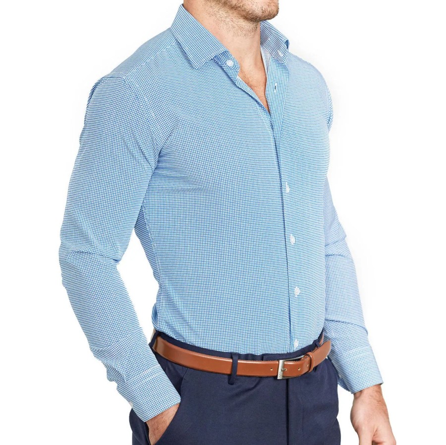 Tops State and Liberty Clothing Company | The Meram Blue Windowpane