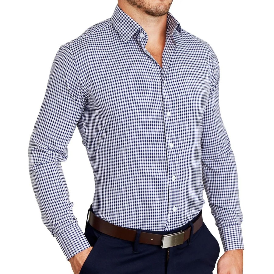 Tops State and Liberty Clothing Company | The Rooney Navy Gingham