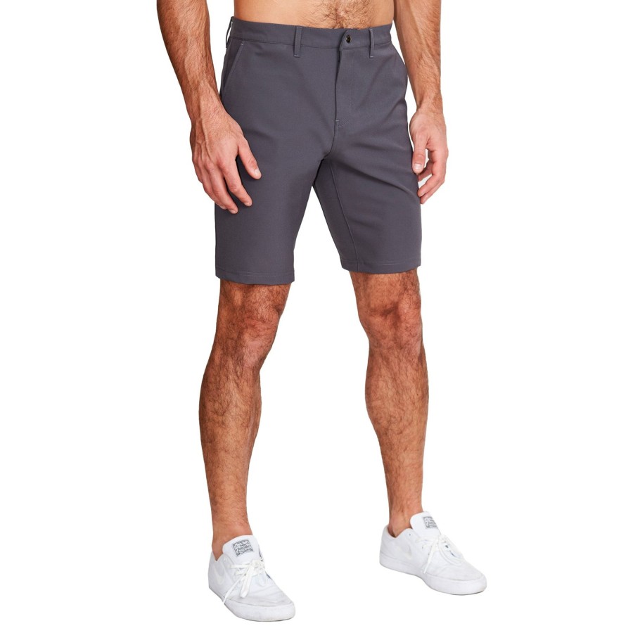 Bottoms State and Liberty Clothing Company | Athletic Fit Shorts - Charcoal