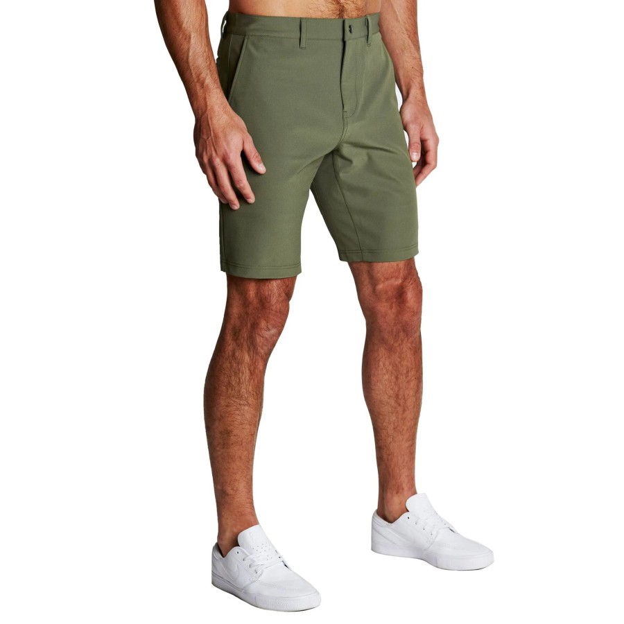 Bottoms State and Liberty Clothing Company | Athletic Fit Shorts - Olive