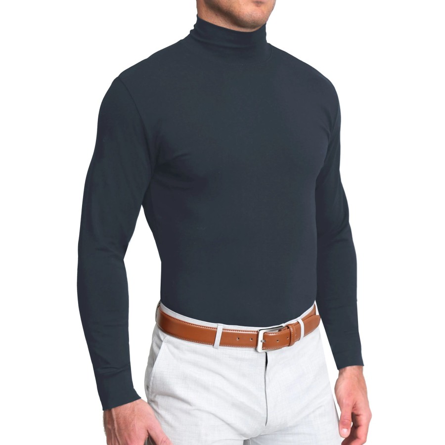 Tops State and Liberty Clothing Company | Mock Turtleneck - Navy