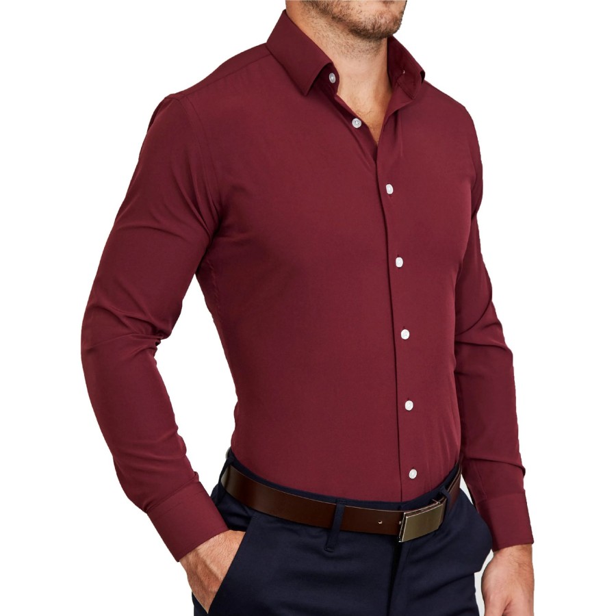 Tops State and Liberty Clothing Company | The Ward Solid Maroon