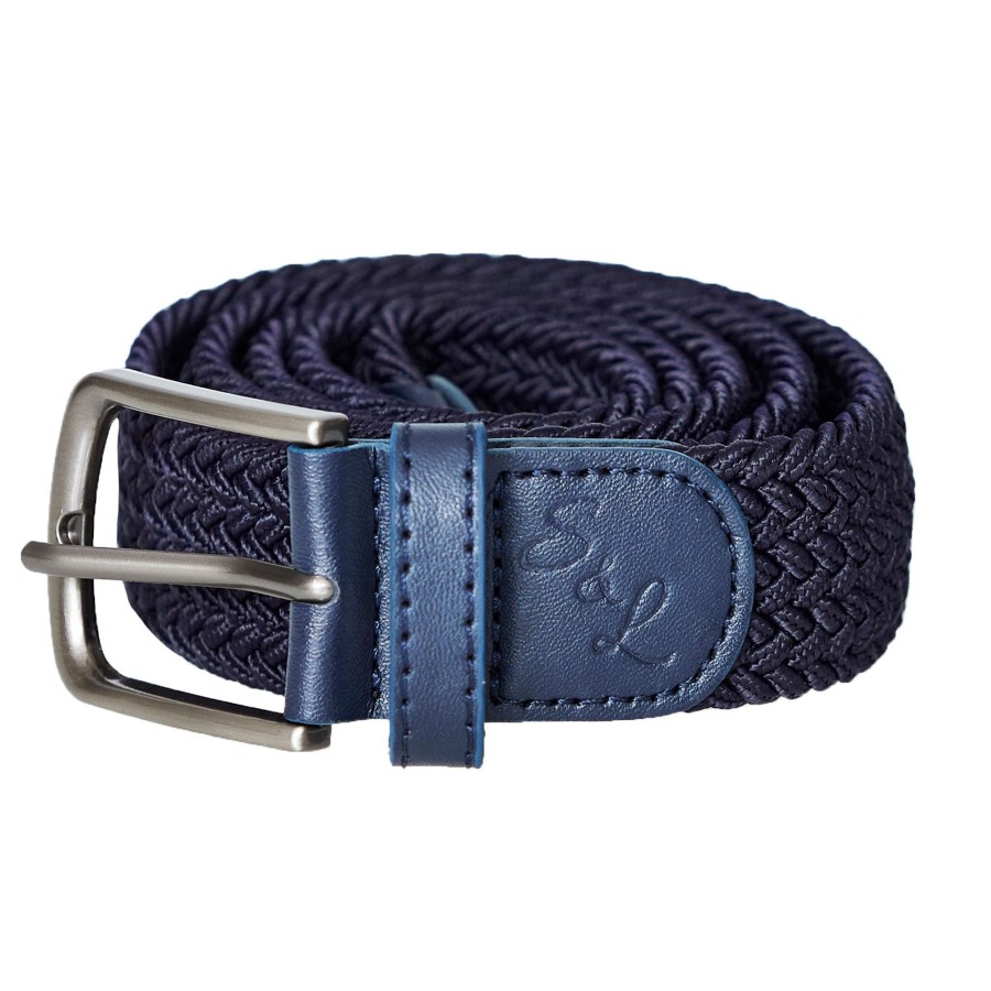 Accessories State and Liberty Clothing Company | Casual Stretch Belt - Navy