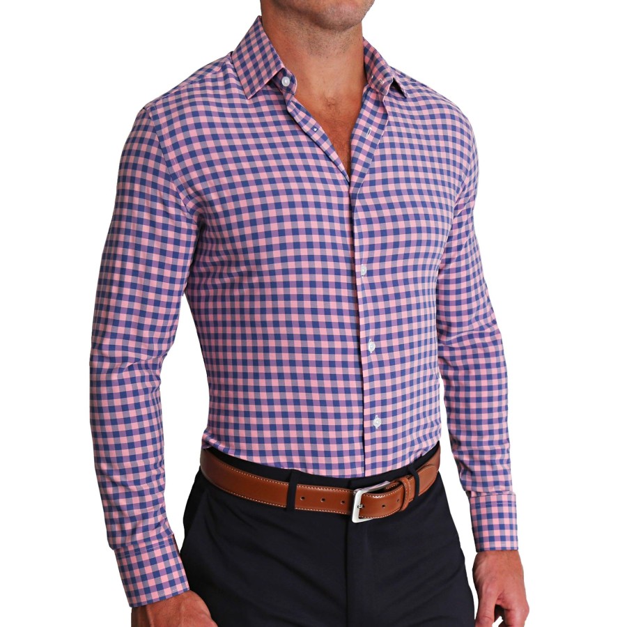 Tops State and Liberty Clothing Company | The Rockefeller Pink And Blue Check