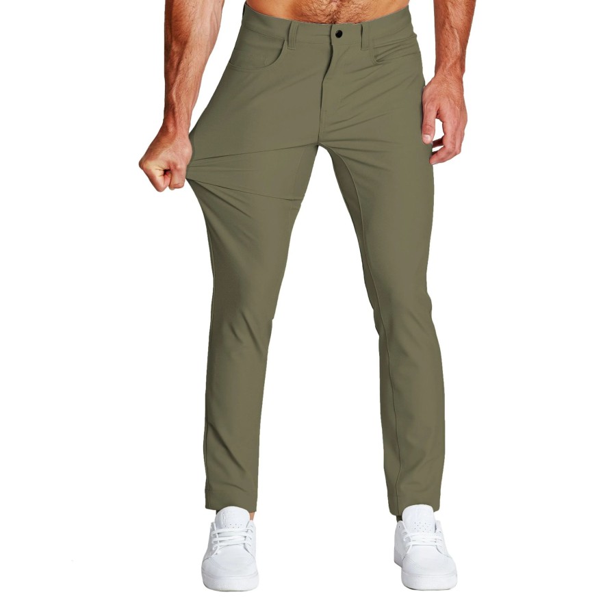 Bottoms State and Liberty Clothing Company | Athletic Fit Stretch Tech Chino - Olive