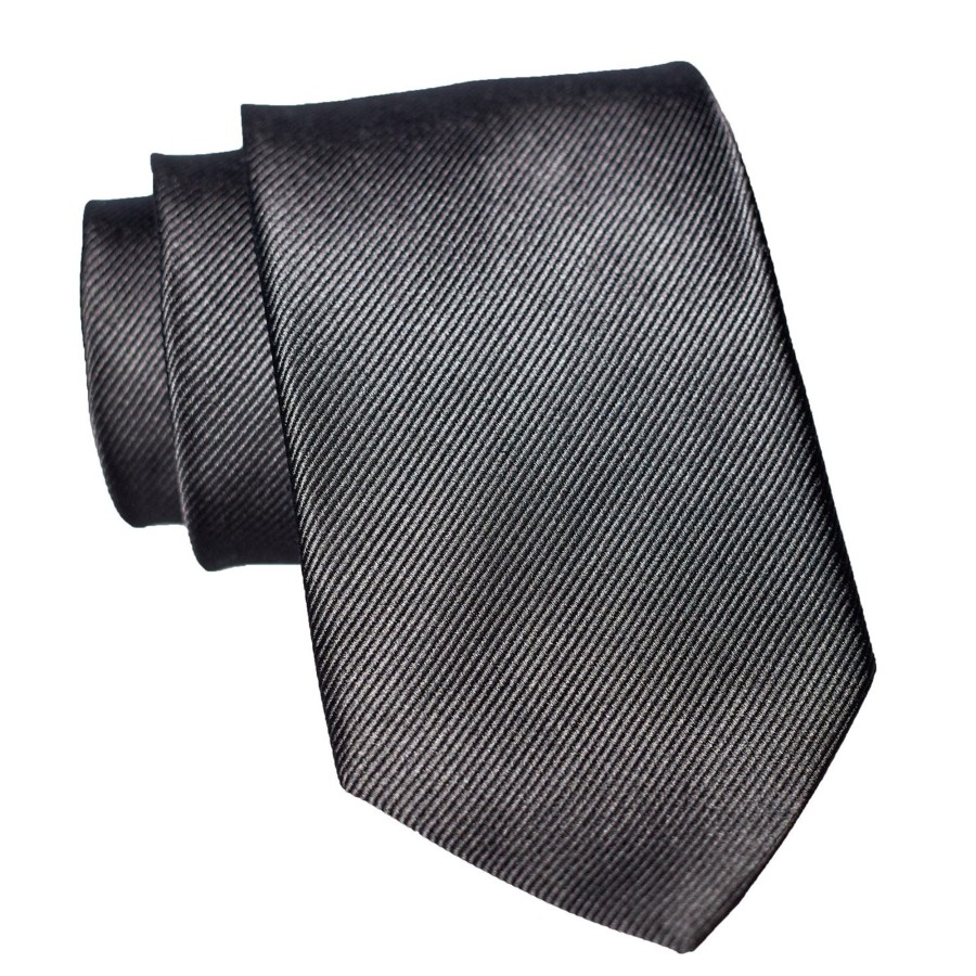 Accessories State and Liberty Clothing Company | Black Woven Silk Tie