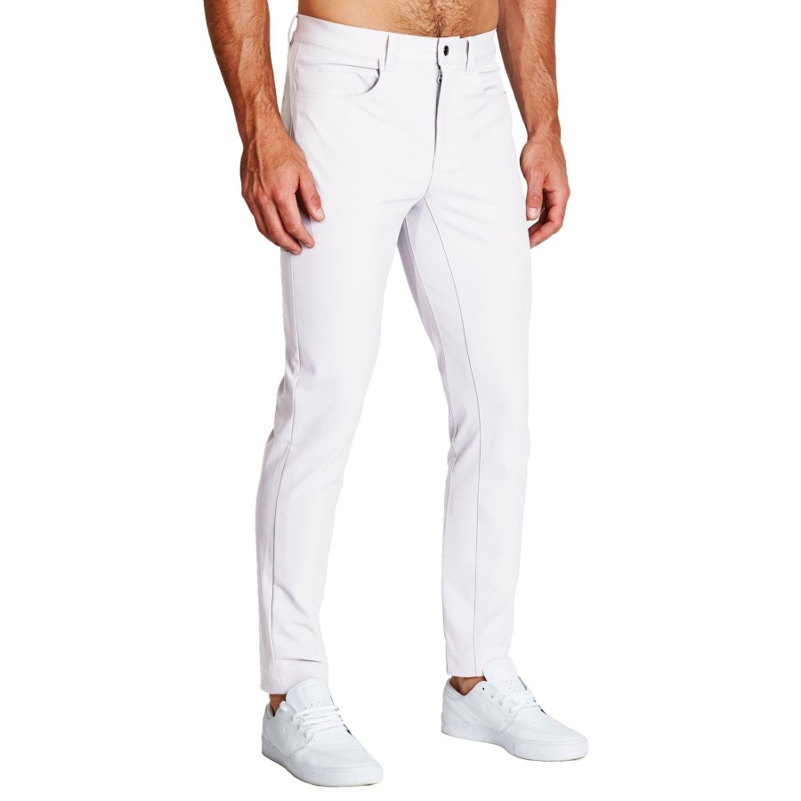 Bottoms State and Liberty Clothing Company | Athletic Fit Stretch Tech Chino - White