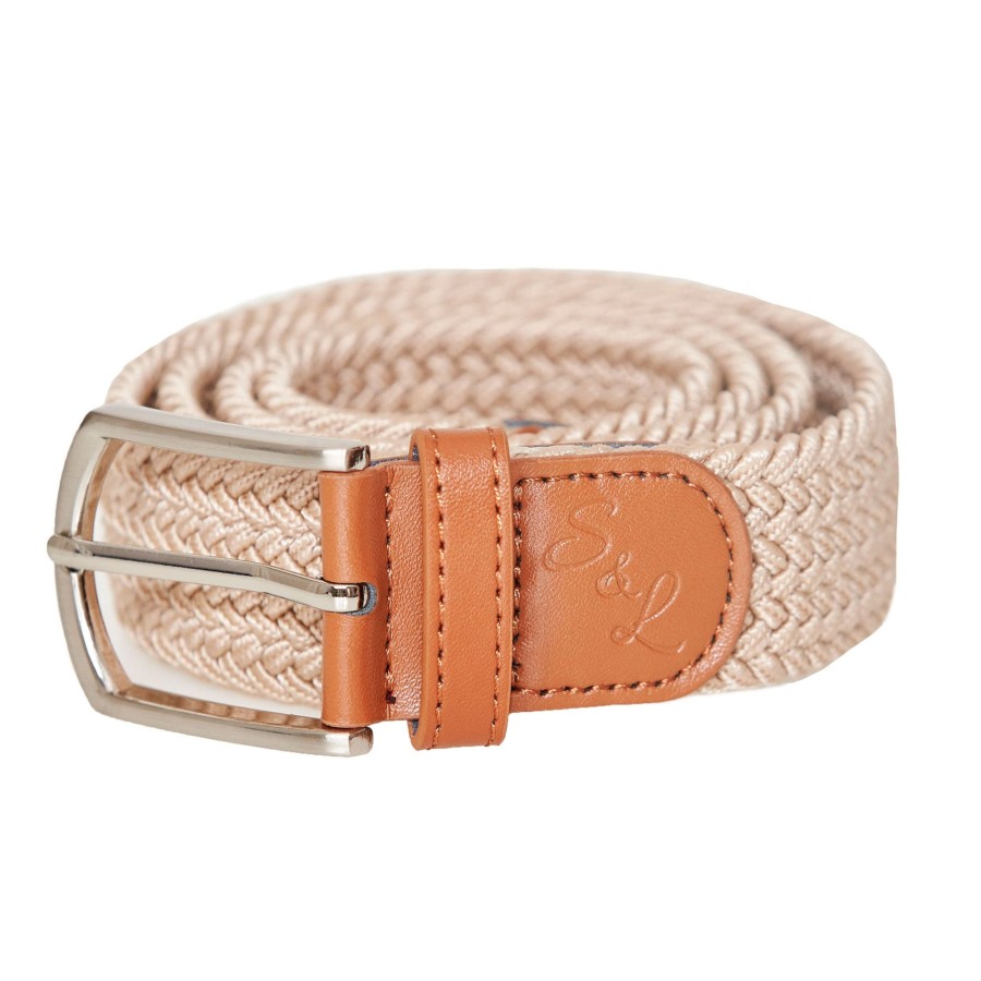 Accessories State and Liberty Clothing Company | Casual Stretch Belt - Light Brown