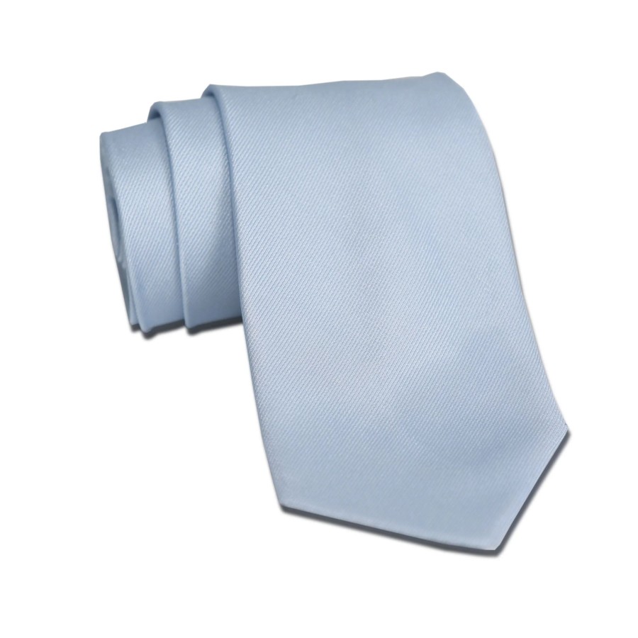 Accessories State and Liberty Clothing Company | Light Blue Woven Silk Tie