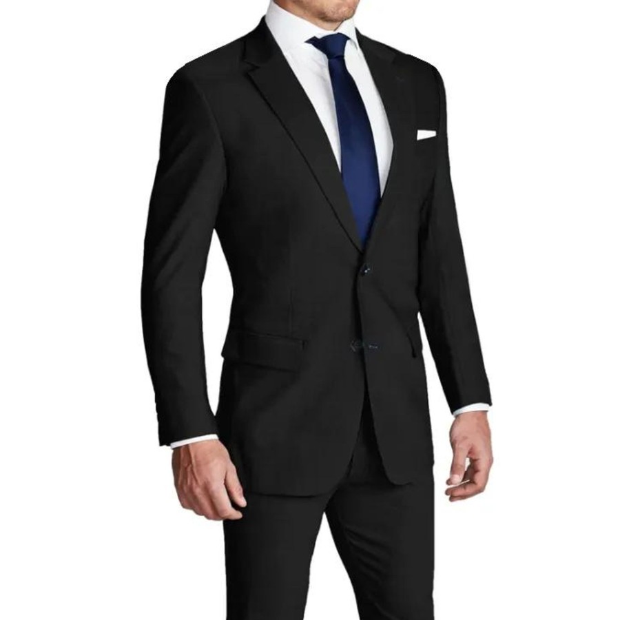 Suits State and Liberty Clothing Company | Athletic Fit Stretch Blazer - Heathered Charcoal