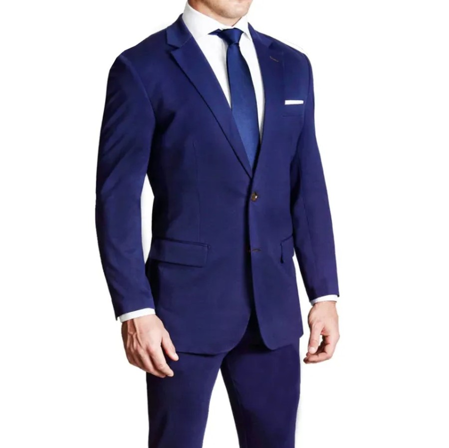 Suits State and Liberty Clothing Company | Athletic Fit Stretch Suit - Solid Royal Blue