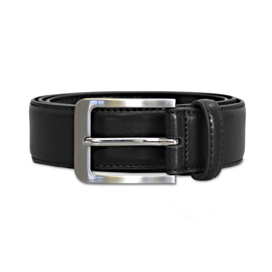 Accessories State and Liberty Clothing Company | Solid Leather Belt - Black