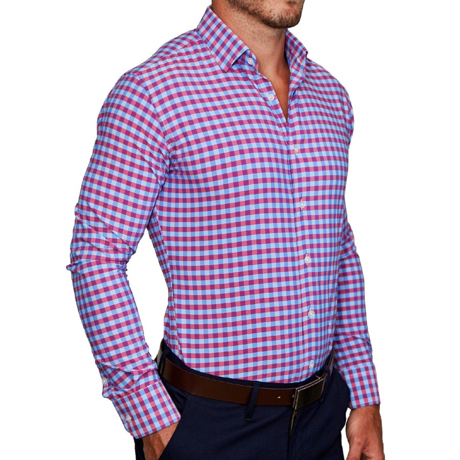 Tops State and Liberty Clothing Company | The Langford Red And Blue Big Gingham