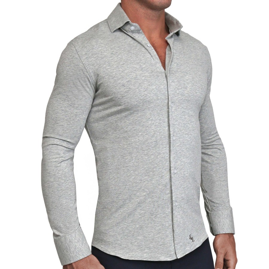 Tops State and Liberty Clothing Company | The Fowler Grey Casual Button Down