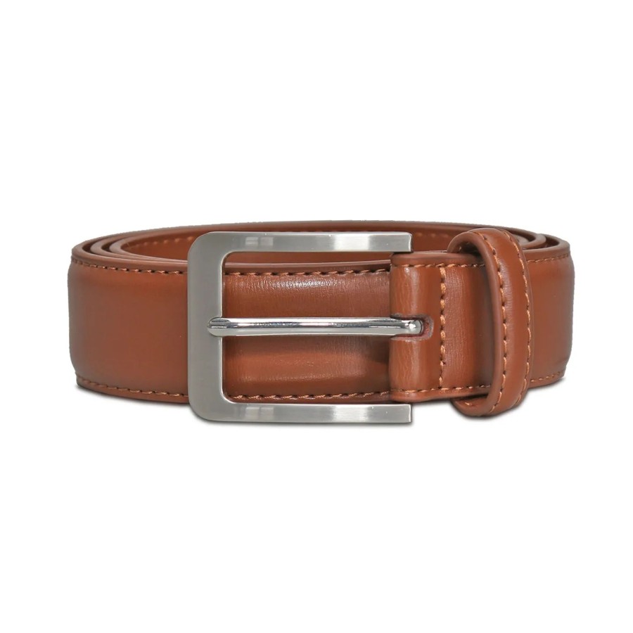 Accessories State and Liberty Clothing Company | Solid Leather Belt - Light Brown