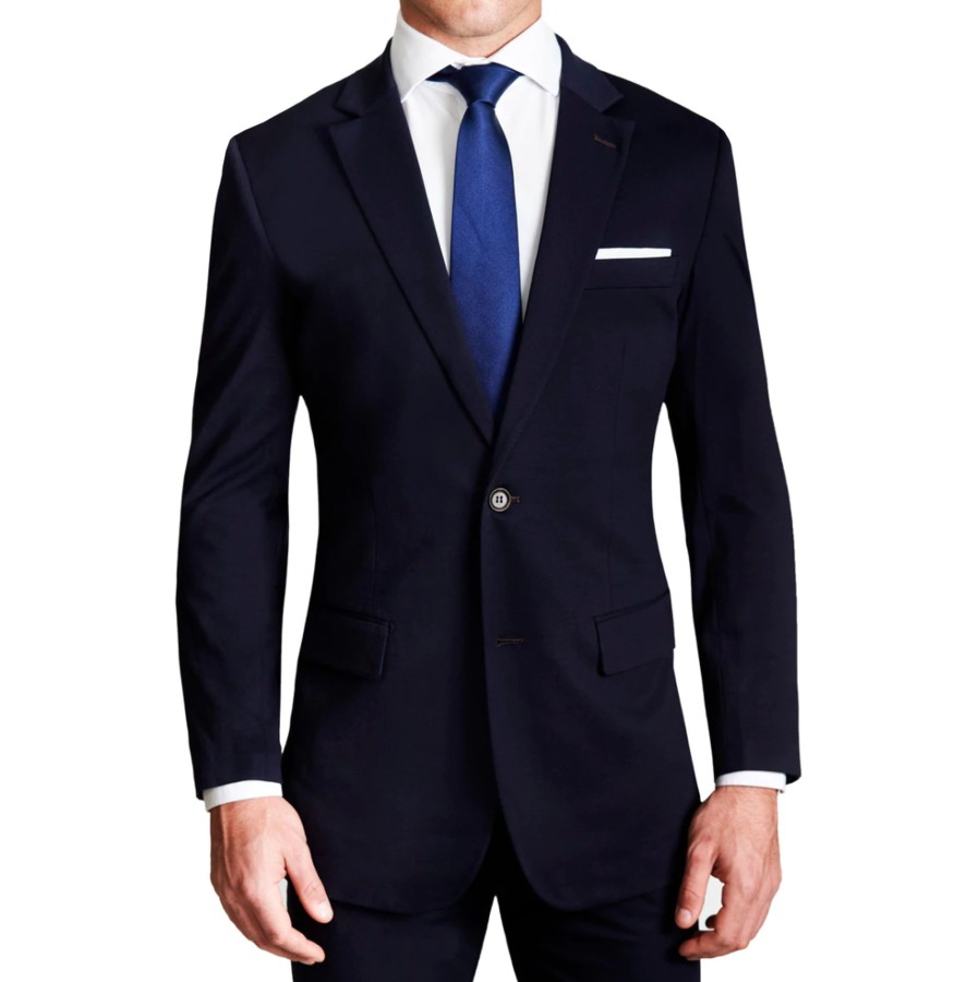 Suits State and Liberty Clothing Company | Athletic Fit Stretch Blazer - Navy