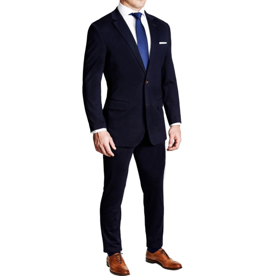 Suits State and Liberty Clothing Company | Athletic Fit Stretch Blazer - Navy