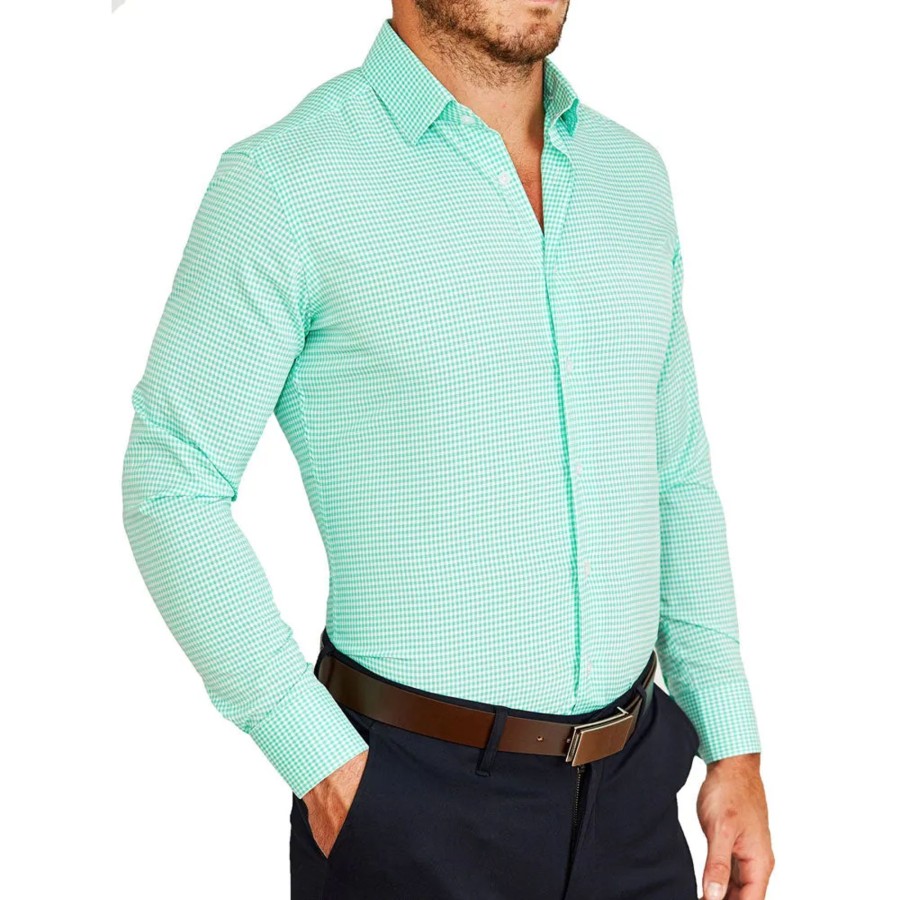 Tops State and Liberty Clothing Company | The Charley Mint Green Gingham