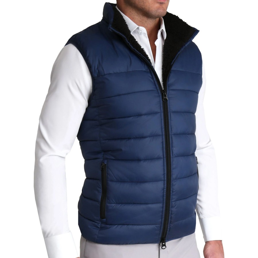 Tops State and Liberty Clothing Company | Down Puffer Vest - Navy