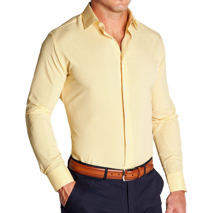 Tops State and Liberty Clothing Company | The Stanley Yellow Microcheck